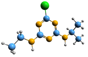 Struktur Atom Triazine -