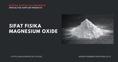 Sifat Fisika Magnesium Oxide
